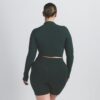 NikeSKIMS VINTAGE SEAMLESS MOCK NECK CROP TOP NikeSKIMS VINTAGE SEAMLESS MOCK NECK CROP TOP