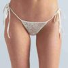 NOWOŚĆ BIELIZNA BIKINI Z HAFTEM 3-PAK