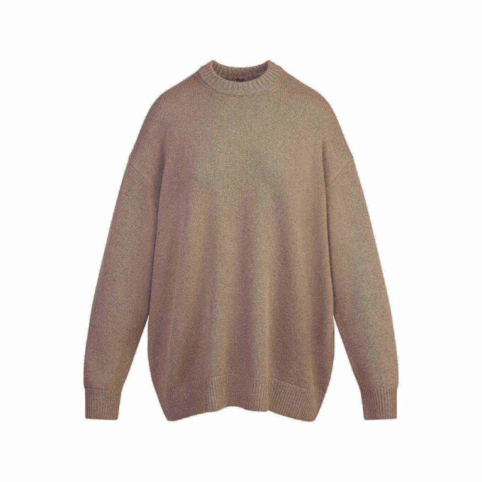 OVERSIZEROWY SWETER Z KASZMIRU OVERSIZEROWY SWETER Z KASZMIRU