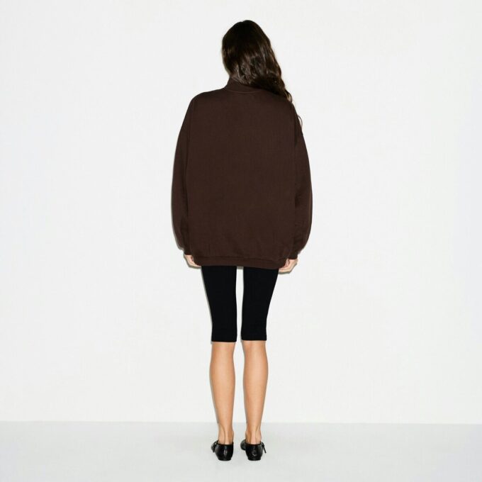 POLAR BOYFRIEND OVERSIZE Z ZAPIĘCIEM DO PÓŁ