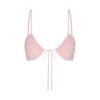 PRZEŹROCZYSTY AKSAMITNY BRALETTE Z WIĄZANIEM Z PRZODU PRZEŹROCZYSTY AKSAMITNY BRALETTE Z WIĄZANIEM Z PRZODU