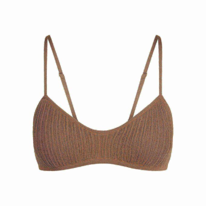 PRZEŹROCZYSTY DZIANINOWY BRALETTE