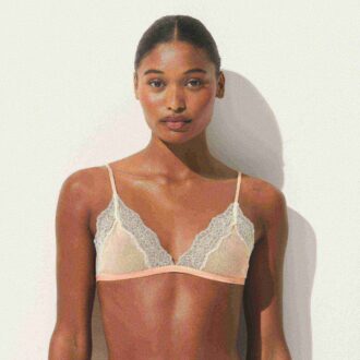 PRZEŹROCZYSTY KORONKOWY BRALETTE TRÓJKĄTNY PRZEŹROCZYSTY KORONKOWY BRALETTE TRÓJKĄTNY