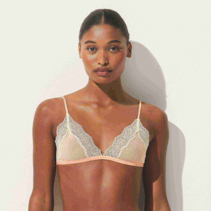 PRZEŹROCZYSTY KORONKOWY BRALETTE TRÓJKĄTNY PRZEŹROCZYSTY KORONKOWY BRALETTE TRÓJKĄTNY