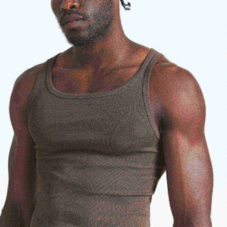 SKIMS BAWEŁNIANY MĘSKI T-SHIRT RIB TANK 3-PAK