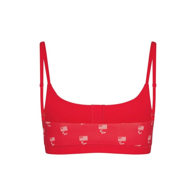 SKIMS DLA DRUŻYNY USA DOPASOWANY DO KAŻDEGO PARAOLIMPIJSKI BRALETTE Z WYCIĘCIEM SKIMS DLA DRUŻYNY USA DOPASOWANY DO KAŻDEGO PARAOLIMPIJSKI BRALETTE Z WYCIĘCIEM