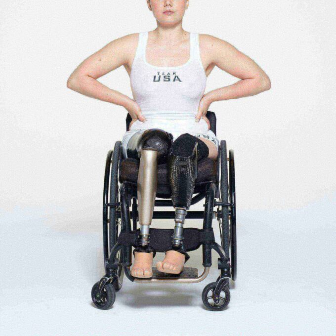 SKIMS DLA REPREZENTACJI USA COTTON RIB PARAOLIMPIJSKI TANK
