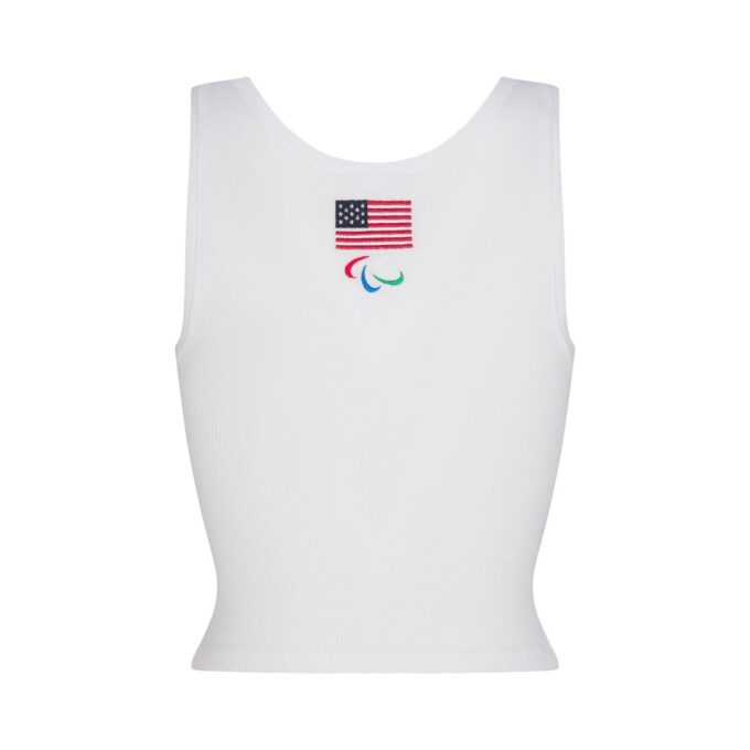 SKIMS DLA REPREZENTACJI USA COTTON RIB PARAOLIMPIJSKI TANK