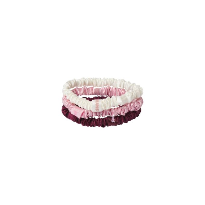SLIP X SKIMS PURE SILK SKINNY SCRUNCHIE 3-PACK SLIP X SKIMS PURE SILK SKINNY SCRUNCHIE 3-PACK