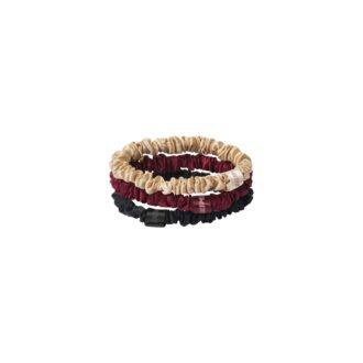 SLIP X SKIMS PURE SILK SKINNY SCRUNCHIE 3-PACK SLIP X SKIMS PURE SILK SKINNY SCRUNCHIE 3-PACK