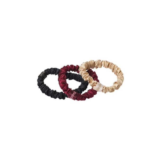 SLIP X SKIMS PURE SILK SKINNY SCRUNCHIE 3-PACK SLIP X SKIMS PURE SILK SKINNY SCRUNCHIE 3-PACK