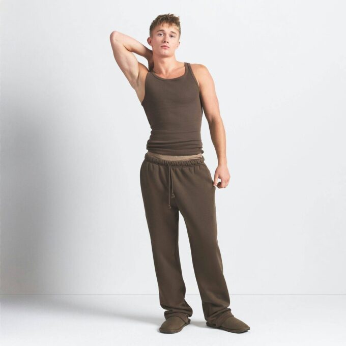 SPODNIE MĘSKIE FLEECE LOUNGE CLASSIC STRAIGHT LEG SPODNIE MĘSKIE FLEECE LOUNGE CLASSIC STRAIGHT LEG