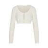 SWETER DZIANINOWY KRÓTKI KARDIGAN SWETER DZIANINOWY KRÓTKI KARDIGAN