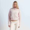 SWETER Z OKRĄGŁYM DEKOLTEM Z SZCZOTKOWANEJ ALPAKI SWETER Z OKRĄGŁYM DEKOLTEM Z SZCZOTKOWANEJ ALPAKI
