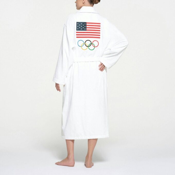 SZLAFROTA OLIMPIJSKA TERRY UNISEX DLA DRUŻYNY USA