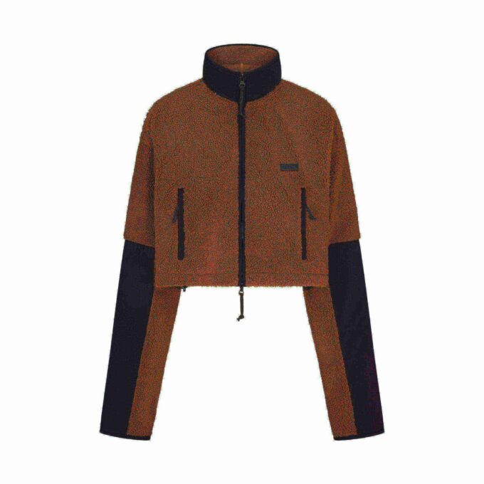 TEDDY FUNNEL NECK KRÓTKA KURTKA