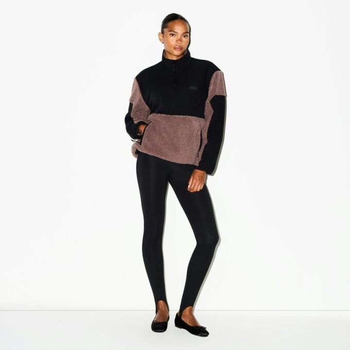 TEDDY OVERSIZE’OWY BLUZA Z ZAPIĘCIEM NA PÓŁ ZAMEK TEDDY OVERSIZE’OWY BLUZA Z ZAPIĘCIEM NA PÓŁ ZAMEK