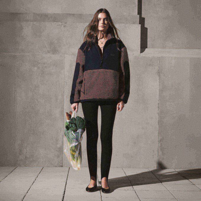 TEDDY OVERSIZE’OWY BLUZA Z ZAPIĘCIEM NA PÓŁ ZAMEK TEDDY OVERSIZE’OWY BLUZA Z ZAPIĘCIEM NA PÓŁ ZAMEK