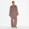 TKANY TOP OVERSIZE Z WIĄZANIEM WOVEN LOUNGE TKANY TOP OVERSIZE Z WIĄZANIEM WOVEN LOUNGE