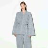 TKANY TOP OVERSIZE Z WIĄZANIEM WOVEN LOUNGE TKANY TOP OVERSIZE Z WIĄZANIEM WOVEN LOUNGE