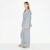 TKANY TOP OVERSIZE Z WIĄZANIEM WOVEN LOUNGE TKANY TOP OVERSIZE Z WIĄZANIEM WOVEN LOUNGE
