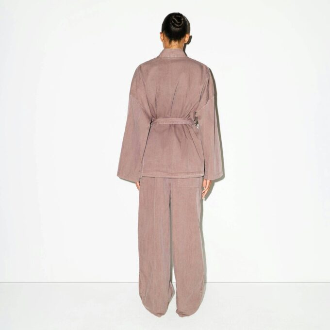 TKANY TOP OVERSIZE Z WIĄZANIEM WOVEN LOUNGE TKANY TOP OVERSIZE Z WIĄZANIEM WOVEN LOUNGE