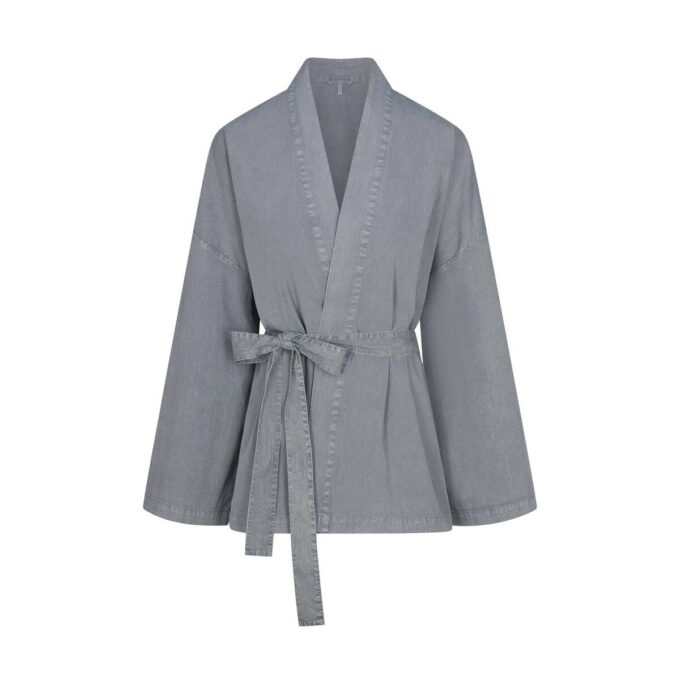TKANY TOP OVERSIZE Z WIĄZANIEM WOVEN LOUNGE TKANY TOP OVERSIZE Z WIĄZANIEM WOVEN LOUNGE