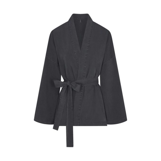 TKANY TOP OVERSIZE Z WIĄZANIEM WOVEN LOUNGE TKANY TOP OVERSIZE Z WIĄZANIEM WOVEN LOUNGE