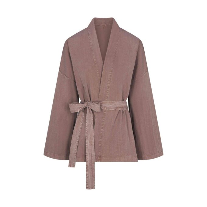 TKANY TOP OVERSIZE Z WIĄZANIEM WOVEN LOUNGE TKANY TOP OVERSIZE Z WIĄZANIEM WOVEN LOUNGE
