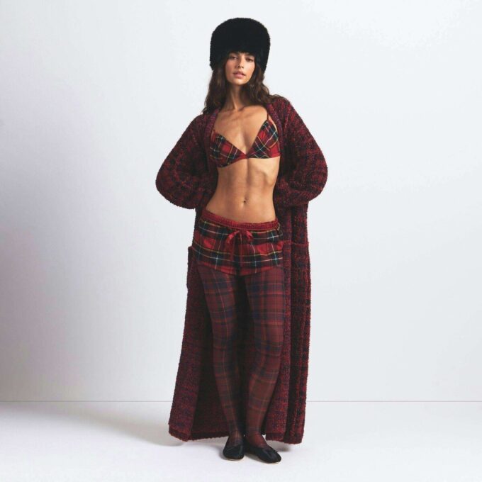 TRÓJKĄTNY BRALETTE DO SNU FLANELA TRÓJKĄTNY BRALETTE DO SNU FLANELA