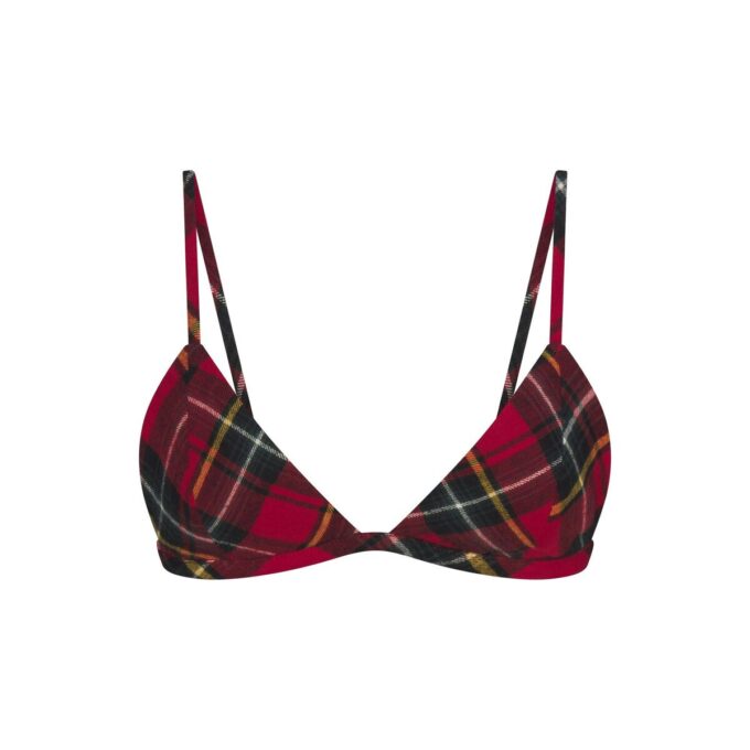 TRÓJKĄTNY BRALETTE DO SNU FLANELA TRÓJKĄTNY BRALETTE DO SNU FLANELA