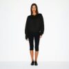 WEŁNIANY KASZMIROWY SWETER OVERSIZE Z DEKOLTEM W SZPIKU WEŁNIANY KASZMIROWY SWETER OVERSIZE Z DEKOLTEM W SZPIKU
