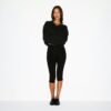 WEŁNIANY KASZMIROWY SWETER OVERSIZE Z DEKOLTEM W SZPIKU WEŁNIANY KASZMIROWY SWETER OVERSIZE Z DEKOLTEM W SZPIKU